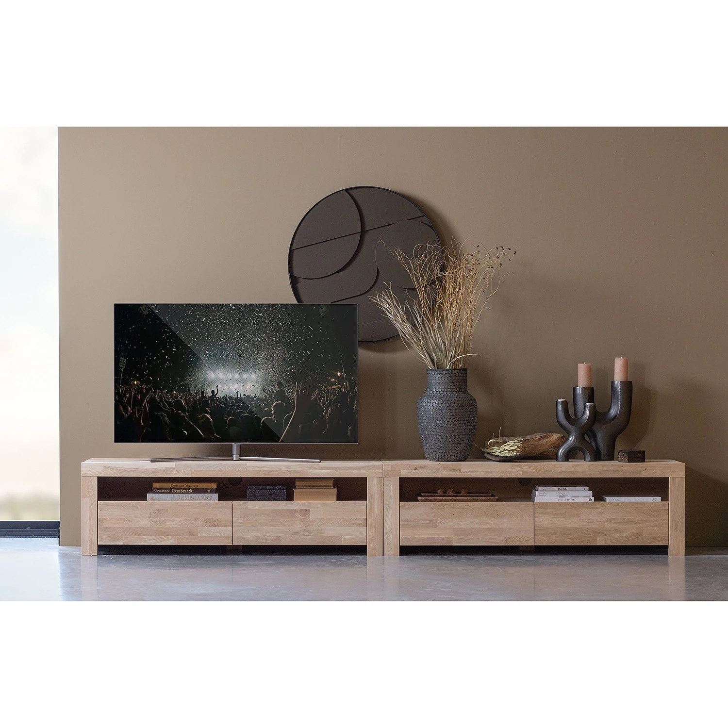 Naturoo TV-Lowboard Kabane II - Eiche massiv 2 Naturoo TV-Lowboard Kabane II - Eiche massiv – Bild 2