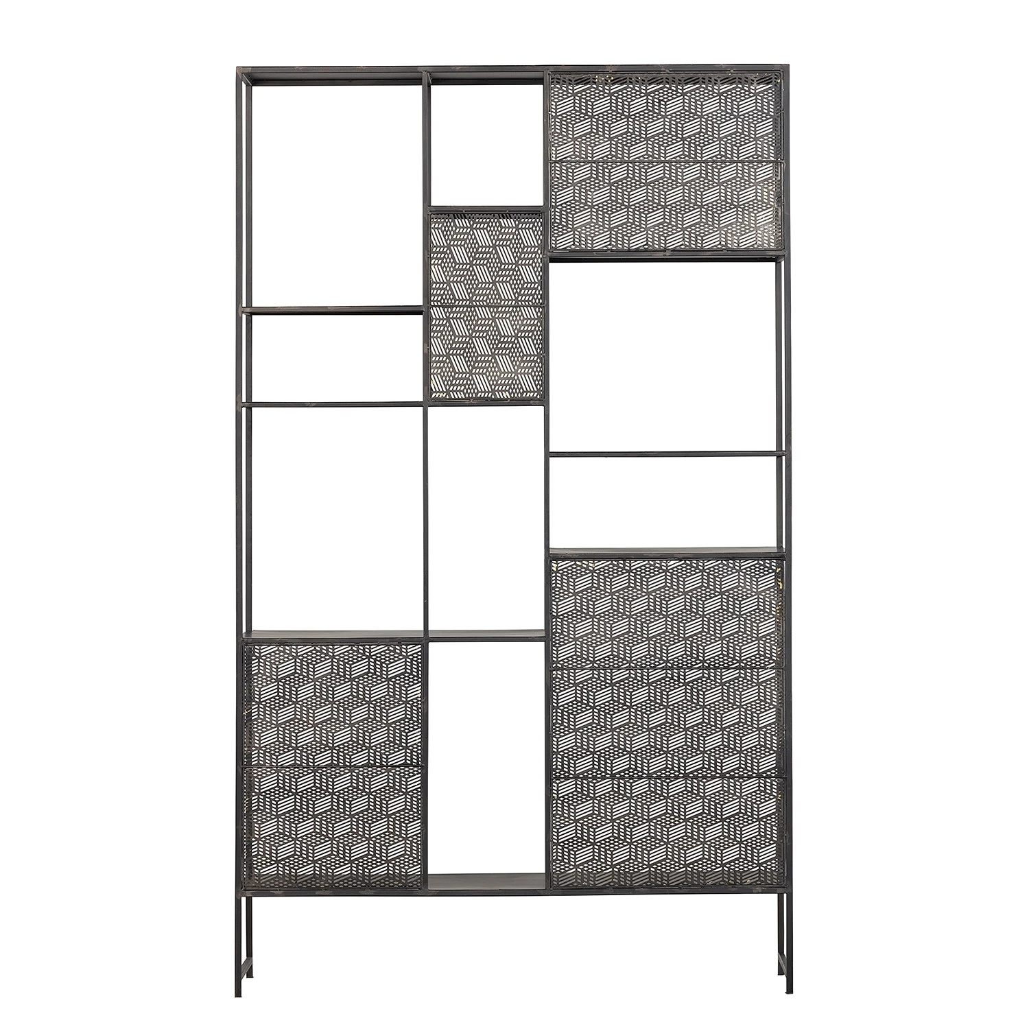 Red Living Regal Quito - Metall - Antik Messing / Schwarz 4 Red Living Regal Quito - Metall - Antik Messing / Schwarz – Bild 4