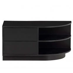 Loftscape TV-Lowboard Rozzano - Kiefer massiv - Kiefer Schwarz - Schublade links 11 Loftscape TV-Lowboard Rozzano - Kiefer massiv - Kiefer Schwarz - Schublade links -Wohnzimmermöbel boutique en ligne 1000342103 220401 030 DETAILS P000000001000342103