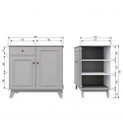 Norrwood Kommode Malpas - Kiefer massiv - Kiefer Grau 15 Norrwood Kommode Malpas - Kiefer massiv - Kiefer Grau -Wohnzimmermöbel boutique en ligne 1000342117 220401 500 SKETCH DETAILS P000000001000342117 sketch