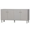 Ridgevalley Sideboard Rimas - Pinie massiv - Hellgrau