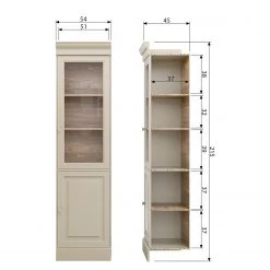 Ridgevalley Standvitrine Solari - Kiefer massiv - Kiefer Grau 13 Ridgevalley Standvitrine Solari - Kiefer massiv - Kiefer Grau -Wohnzimmermöbel boutique en ligne 1000342132 220401 500 SKETCH DETAILS P000000001000342132 sketch