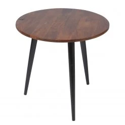 Tom Tailor Beistelltisch Saipina II - Mango massiv / Aluminium - Mango / Schwarz