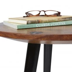 Tom Tailor Beistelltisch Saipina II - Mango massiv / Aluminium - Mango / Schwarz -Wohnzimmermöbel boutique en ligne 1000342406 220325 035 DETAILS P000000001000342406