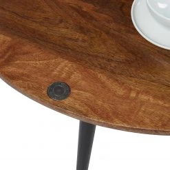 Tom Tailor Beistelltisch Saipina II - Mango massiv / Aluminium - Mango / Schwarz -Wohnzimmermöbel boutique en ligne 1000342406 220325 040 DETAILS P000000001000342406