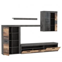 Loftscape Wohnwand Sacaton - Altholz Dekor / Beton Dekor 14 Loftscape Wohnwand Sacaton - Altholz Dekor / Beton Dekor -Wohnzimmermöbel boutique en ligne 1000342477 220404 033 DETAILS P000000001000342477