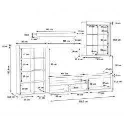 Loftscape Wohnwand Sacaton - Altholz Dekor / Beton Dekor 17 Loftscape Wohnwand Sacaton - Altholz Dekor / Beton Dekor -Wohnzimmermöbel boutique en ligne 1000342477 220404 501 SKETCH DETAILS P000000001000342477 sketch