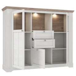 Ridgevalley Highboard Sandvik II - Eiche Weiß Dekor / Eiche Nelson Dekor 9 Ridgevalley Highboard Sandvik II - Eiche Weiß Dekor / Eiche Nelson Dekor -Wohnzimmermöbel boutique en ligne 1000342493 220331 040 DETAILS P000000001000342493