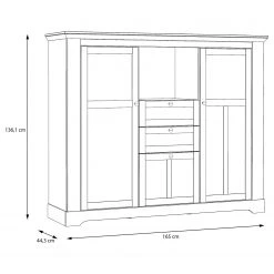 Ridgevalley Highboard Sandvik II - Eiche Weiß Dekor / Eiche Nelson Dekor 10 Ridgevalley Highboard Sandvik II - Eiche Weiß Dekor / Eiche Nelson Dekor -Wohnzimmermöbel boutique en ligne 1000342493 220331 500 SKETCH DETAILS P000000001000342493 sketch