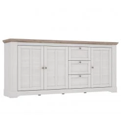 Ridgevalley Sideboard Sandvik II - Eiche Weiß Dekor / Eiche Nelson Dekor