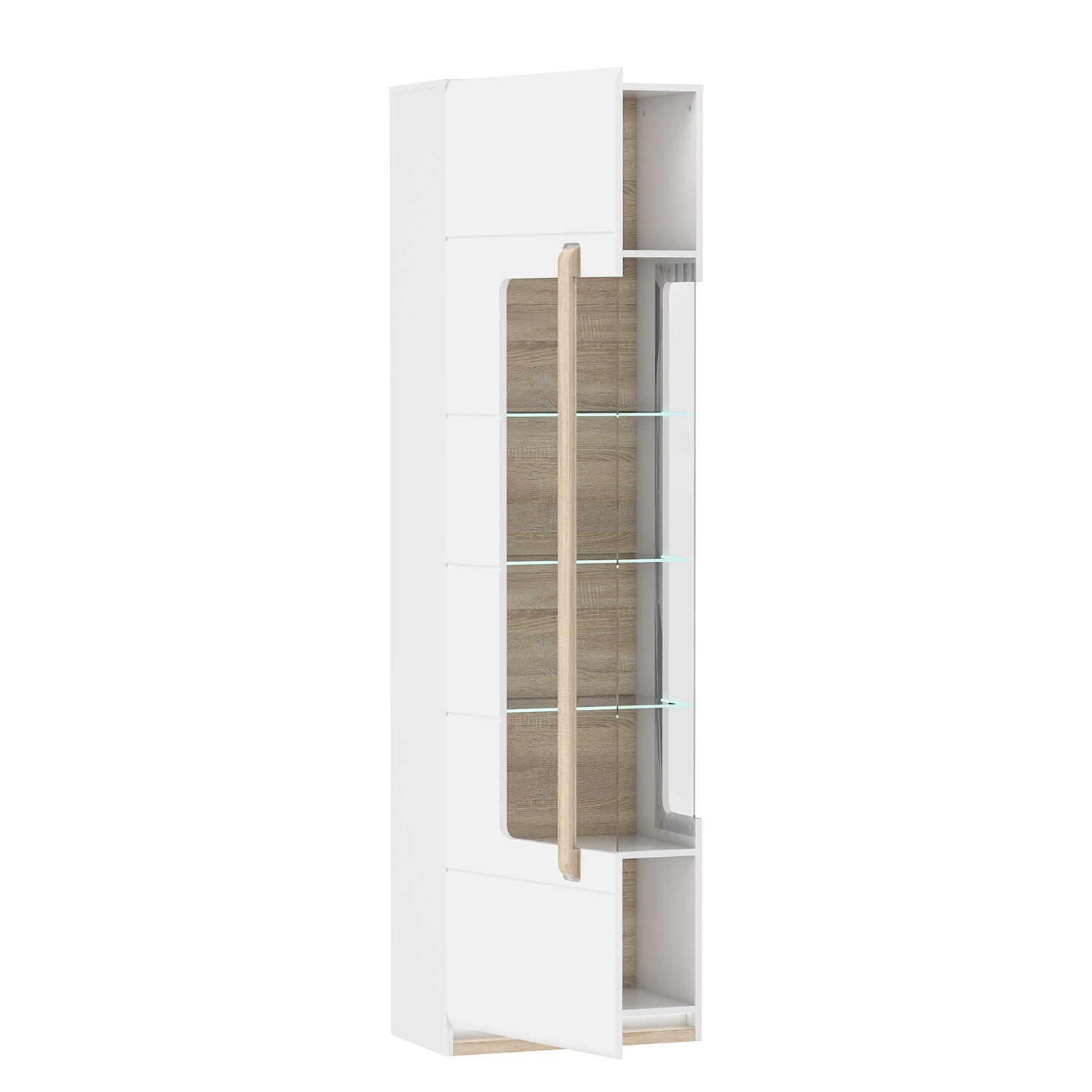 Loftscape Standvitrine Toscana - Inkl. Beleuchtung - Eiche Sonoma Dekor 5 Loftscape Standvitrine Toscana - Inkl. Beleuchtung - Eiche Sonoma Dekor – Bild 5