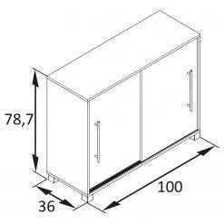 Schildmeyer Kommode Milo - Eiche Landhaus Dekor -Wohnzimmermöbel boutique en ligne 1000342924 220331 500 SKETCH DETAILS P000000001000342924 sketch