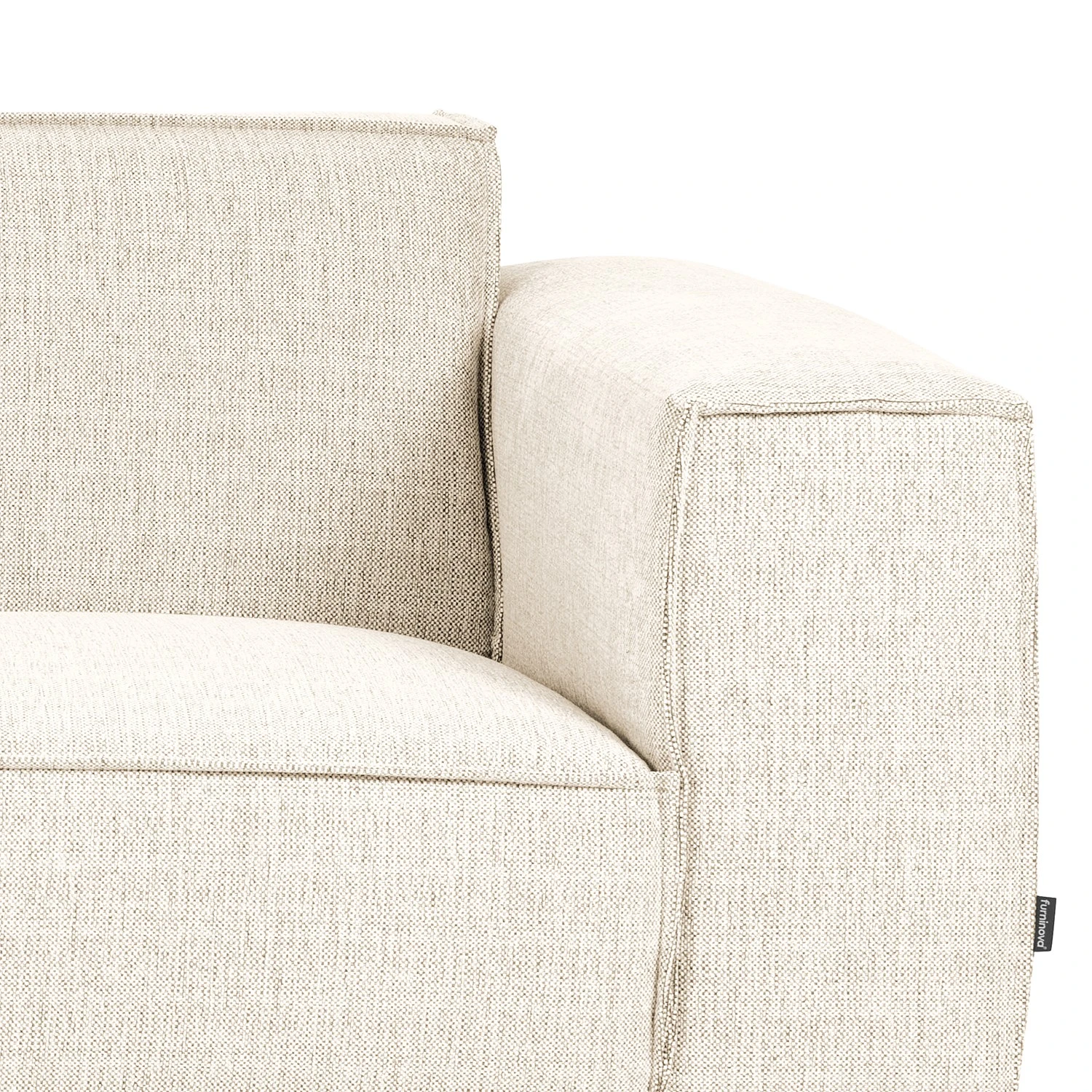 Studio Copenhagen Sofa Parnu (3-Sitzer) - Flachgewebe Costa: Weiß 8 Studio Copenhagen Sofa Parnu (3-Sitzer) - Flachgewebe Costa: Weiß – Bild 8