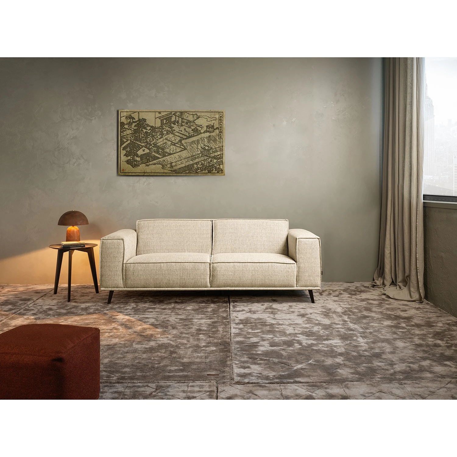 Studio Copenhagen Sofa Parnu (2,5-Sitzer) - Flachgewebe Costa: Schneeweiß 2 Studio Copenhagen Sofa Parnu (2,5-Sitzer) - Flachgewebe Costa: Schneeweiß – Bild 2