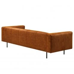 Norrwood Sofa Onaka (3-Sitzer) - Kunstleder Burga: Cognac - Breite: 246 cm -Wohnzimmermöbel boutique en ligne 1000343871 220412 040 DETAILS P000000001000343871