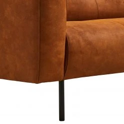 Norrwood Sofa Onaka (3-Sitzer) - Kunstleder Burga: Cognac - Breite: 246 cm -Wohnzimmermöbel boutique en ligne 1000343871 220412 090 DETAILS P000000001000343871