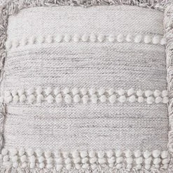 Butlers Pouf BOHO LOUNGE - Wolle - Creme -Wohnzimmermöbel boutique en ligne 1000344063 220406 050 DETAILS P000000001000344063