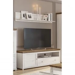 Ridgevalley Wohnkombination Emmanuela (2-teilig) - Kiefer Weiß Dekor