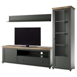 Ridgevalley Wohnwand Emmanuela I (3-teilig) - Dunkelgrün