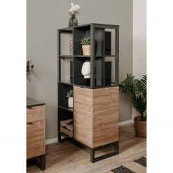 Loftscape Regal Mid West - Bambus Dekor / Anthrazit -Wohnzimmermöbel boutique en ligne 1000344589 220407 020 MOOD DETAILS P000000001000344589 mood