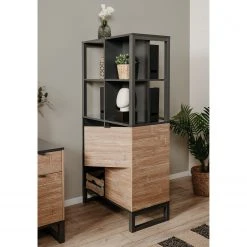 Loftscape Regal Mid West - Bambus Dekor / Anthrazit -Wohnzimmermöbel boutique en ligne 1000344589 220407 021 MOOD DETAILS P000000001000344589 mood