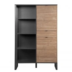 Loftscape Schrank Mid West - Bambus Dekor / Anthrazit -Wohnzimmermöbel boutique en ligne 1000344590 220407 030 DETAILS P000000001000344590