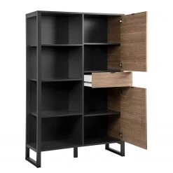 Loftscape Schrank Mid West - Bambus Dekor / Anthrazit -Wohnzimmermöbel boutique en ligne 1000344590 220407 032 DETAILS P000000001000344590