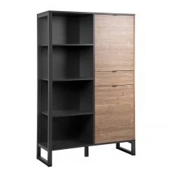 Loftscape Schrank Mid West - Bambus Dekor / Anthrazit -Wohnzimmermöbel boutique en ligne 1000344590 220407 036 DETAILS P000000001000344590