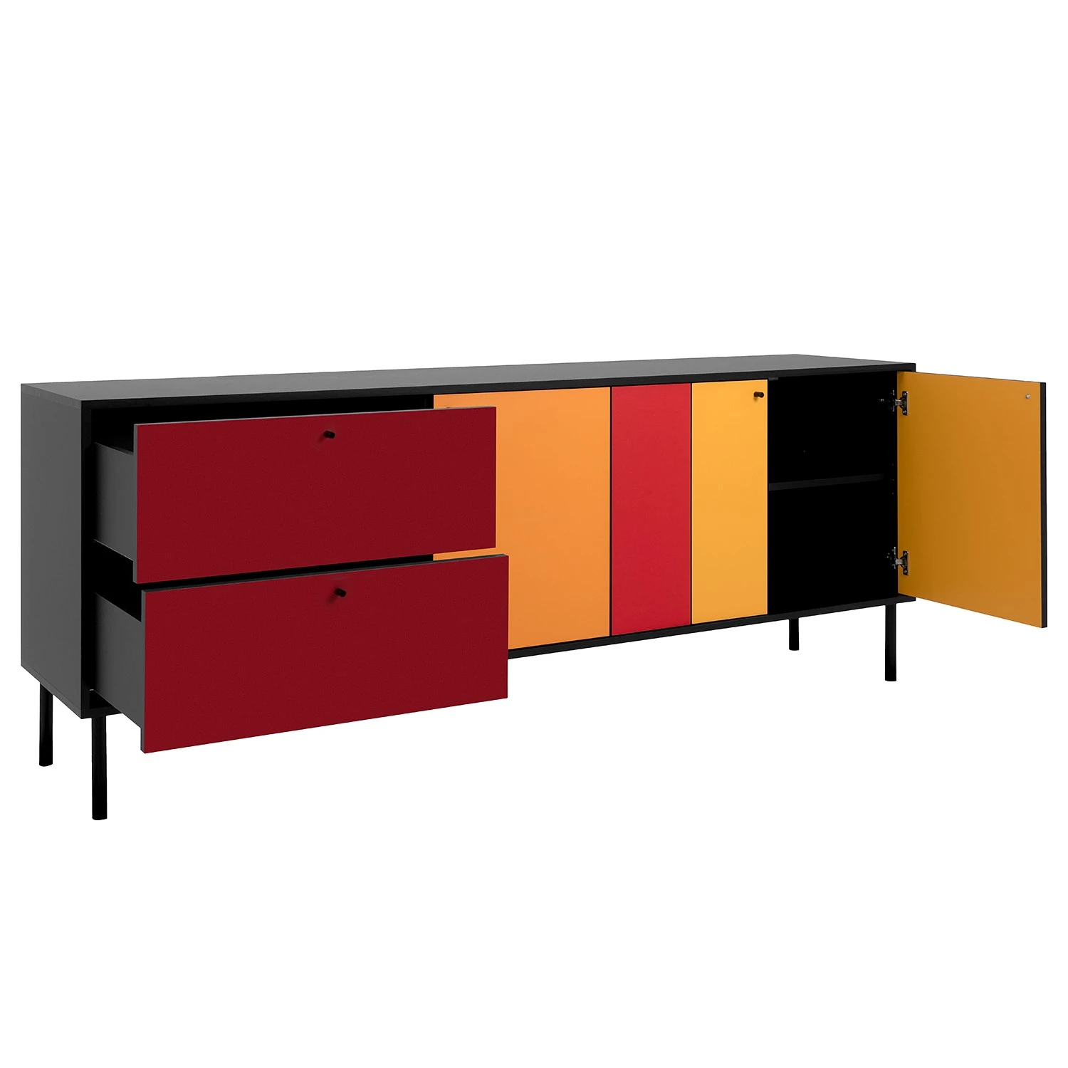 Loftscape TV-Lowboard Modern Art - Mehrfarbig 6 Loftscape TV-Lowboard Modern Art - Mehrfarbig – Bild 6