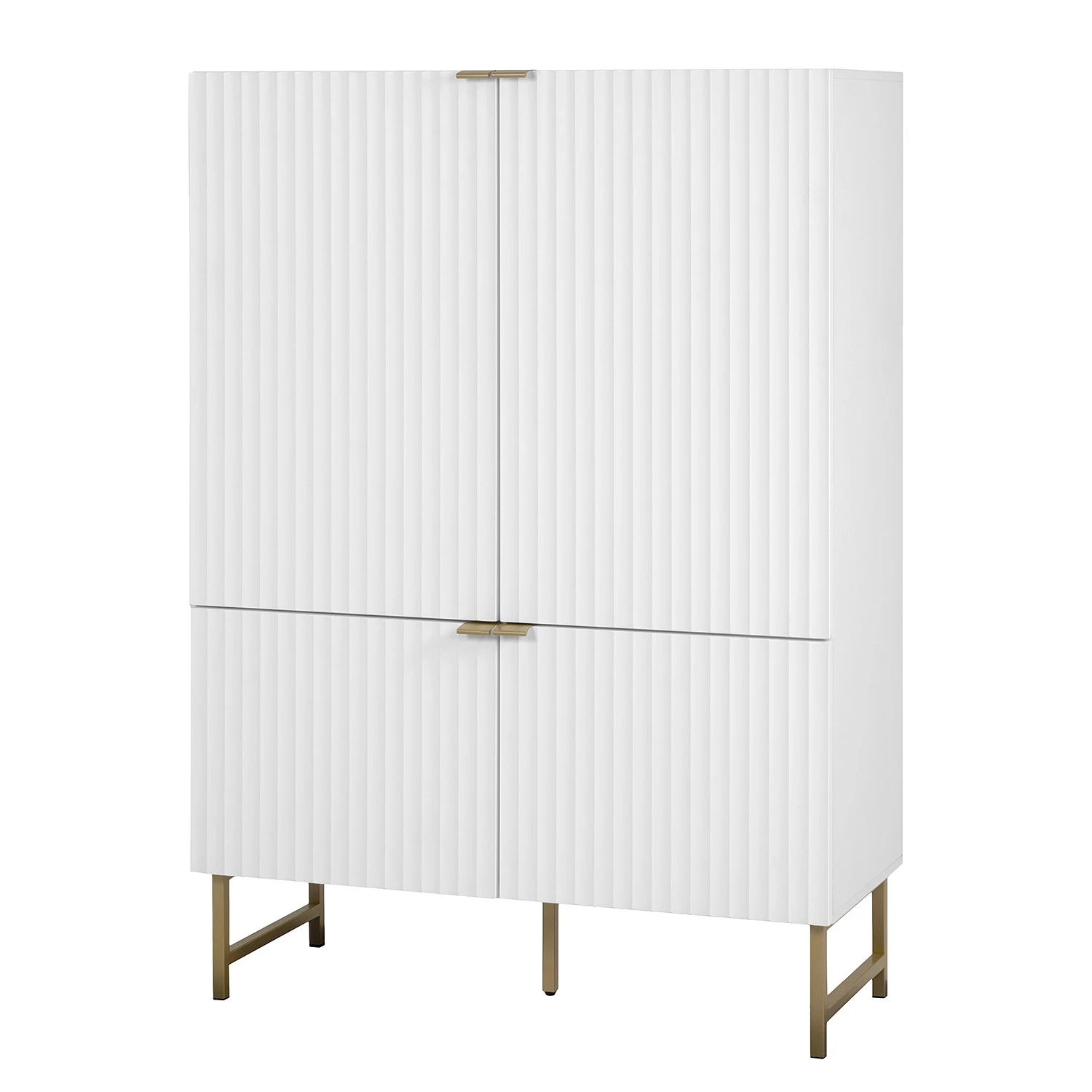 Loftscape Highboard Metropolis - Matt Weiß 1 Loftscape Highboard Metropolis - Matt Weiß