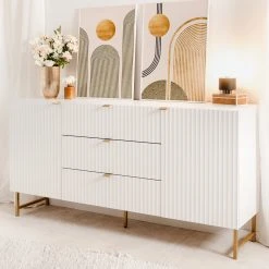 Loftscape Sideboard Metropolis - Matt Weiß -Wohnzimmermöbel boutique en ligne 1000344595 220407 021 MOOD DETAILS P000000001000344595 mood