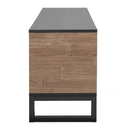 Loftscape TV-Lowboard Mid West - Bambus Dekor / Anthrazit -Wohnzimmermöbel boutique en ligne 1000344596 220407 033 DETAILS P000000001000344596