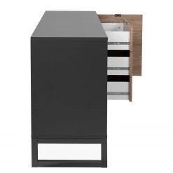 Loftscape Sideboard Mid West II - Bambus Dekor / Anthrazit -Wohnzimmermöbel boutique en ligne 1000344600 220407 035 DETAILS P000000001000344600
