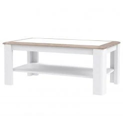 Loftscape Couchtisch Wilander - Eiche Nelson Dekor / Matt Weiß