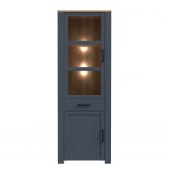 Ridgevalley Standvitrine Vassia - Eiche Navy Dekor / Eiche Riviera Dekor -Wohnzimmermöbel boutique en ligne 1000344675 220414 035 DETAILS P000000001000344675