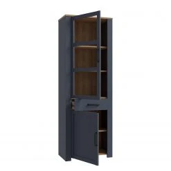 Ridgevalley Standvitrine Vassia - Eiche Navy Dekor / Eiche Riviera Dekor -Wohnzimmermöbel boutique en ligne 1000344675 220414 050 DETAILS P000000001000344675