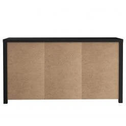 Red Living Sideboard Westlock I - Esche Dekor / Schwarz -Wohnzimmermöbel boutique en ligne 1000344678 220414 050 DETAILS P000000001000344678
