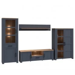 Ridgevalley Wohnwand Vassia II (4-teilig) - Eiche Navy Dekor / Eiche Riviera Dekor -Wohnzimmermöbel boutique en ligne 1000344685 220414 040 DETAILS P000000001000344685