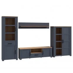 Ridgevalley Wohnwand Vassia II (4-teilig) - Eiche Navy Dekor / Eiche Riviera Dekor -Wohnzimmermöbel boutique en ligne 1000344685 220414 045 DETAILS P000000001000344685