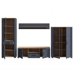 Ridgevalley Wohnwand Vassia II (4-teilig) - Eiche Navy Dekor / Eiche Riviera Dekor -Wohnzimmermöbel boutique en ligne 1000344685 220414 050 DETAILS P000000001000344685