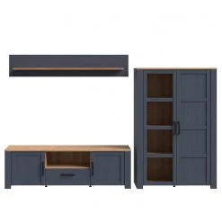 Ridgevalley Wohnwand Vassia I (3-teilig) - Eiche Navy Dekor / Eiche Riviera Dekor -Wohnzimmermöbel boutique en ligne 1000344688 220414 035 DETAILS P000000001000344688