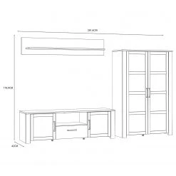 Ridgevalley Wohnwand Vassia I (3-teilig) - Eiche Navy Dekor / Eiche Riviera Dekor -Wohnzimmermöbel boutique en ligne 1000344688 220414 500 SKETCH DETAILS P000000001000344688 sketch