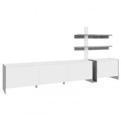 Loftscape Wohnwand Urban II (3-teilig) - Inkl. Beleuchtung - Weiß / Eiche Grau Dekor 12 Loftscape Wohnwand Urban II (3-teilig) - Inkl. Beleuchtung - Weiß / Eiche Grau Dekor -Wohnzimmermöbel boutique en ligne 1000344692 220414 035 DETAILS P000000001000344692