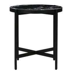 Studio Copenhagen Beistelltisch Abee II - Marmor / Metall - Marmor Schwarz / Schwarz -Wohnzimmermöbel boutique en ligne 1000345471 220615 040 DETAILS P000000001000345471