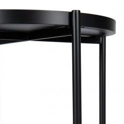 Studio Copenhagen Beistelltisch Abee II - Marmor / Metall - Marmor Schwarz / Schwarz -Wohnzimmermöbel boutique en ligne 1000345471 220919 034 DETAILS P000000001000345471