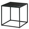 Loftscape Beistelltisch Sornas - Porzellan / Metall - Marmor Schwarz Dekor / Schwarz