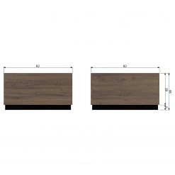 Red Living Couchtisch Valbo - Echtholzfurnier - Walnuss / Kiefer Schwarz - Breite: 82 cm 11 Red Living Couchtisch Valbo - Echtholzfurnier - Walnuss / Kiefer Schwarz - Breite: 82 cm -Wohnzimmermöbel boutique en ligne 1000345801 220428 500 SKETCH DETAILS P000000001000345801 sketch