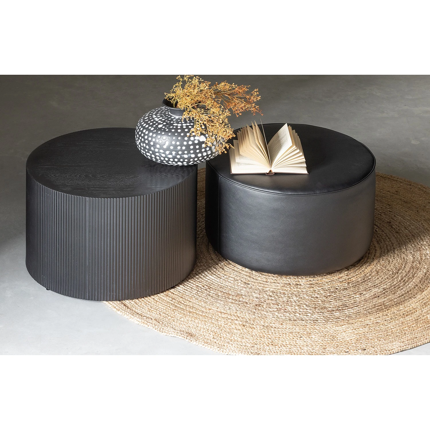 Red Living Beistelltisch Valdora II - Schwarz 2 Red Living Beistelltisch Valdora II - Schwarz – Bild 2