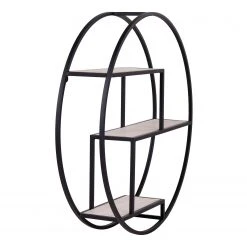 Red Living Wandregal Sling - Paulownia massiv / Metall - Paulownia / Schwarz -Wohnzimmermöbel boutique en ligne 1000345892 220428 050 DETAILS P000000001000345892