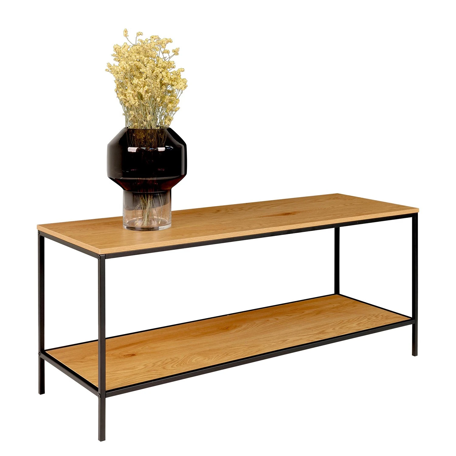 Red Living TV-Rack Arette - Eiche Dekor / Schwarz 5 Red Living TV-Rack Arette - Eiche Dekor / Schwarz – Bild 5